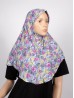 Floral Patterned Head Scarf/Hijab (6 Pcs Assorted Colors)